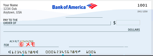 アメリカの小切手の書き方